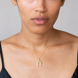 Horseshoe 14K Gold Charm