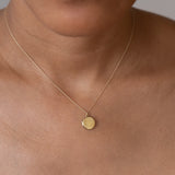Miniature 14K Gold Compact Locket Charm