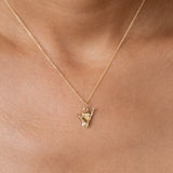 Shaka Hand 14k Gold Charm