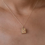 Movable Deck Of Cards 14K Gold And Enamel Charm