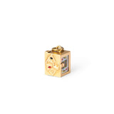 Movable Deck Of Cards 14K Gold And Enamel Charm
