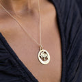 Taurus Bull 14K Gold Zodiac Disc Charm