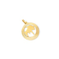Taurus Bull 14K Gold Zodiac Disc Charm