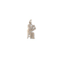 Art Deco Diamond, Platinum, and Enamel Figure Charm