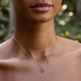 Victorian Enamel, Pearl, and 18K Gold Clover Charm