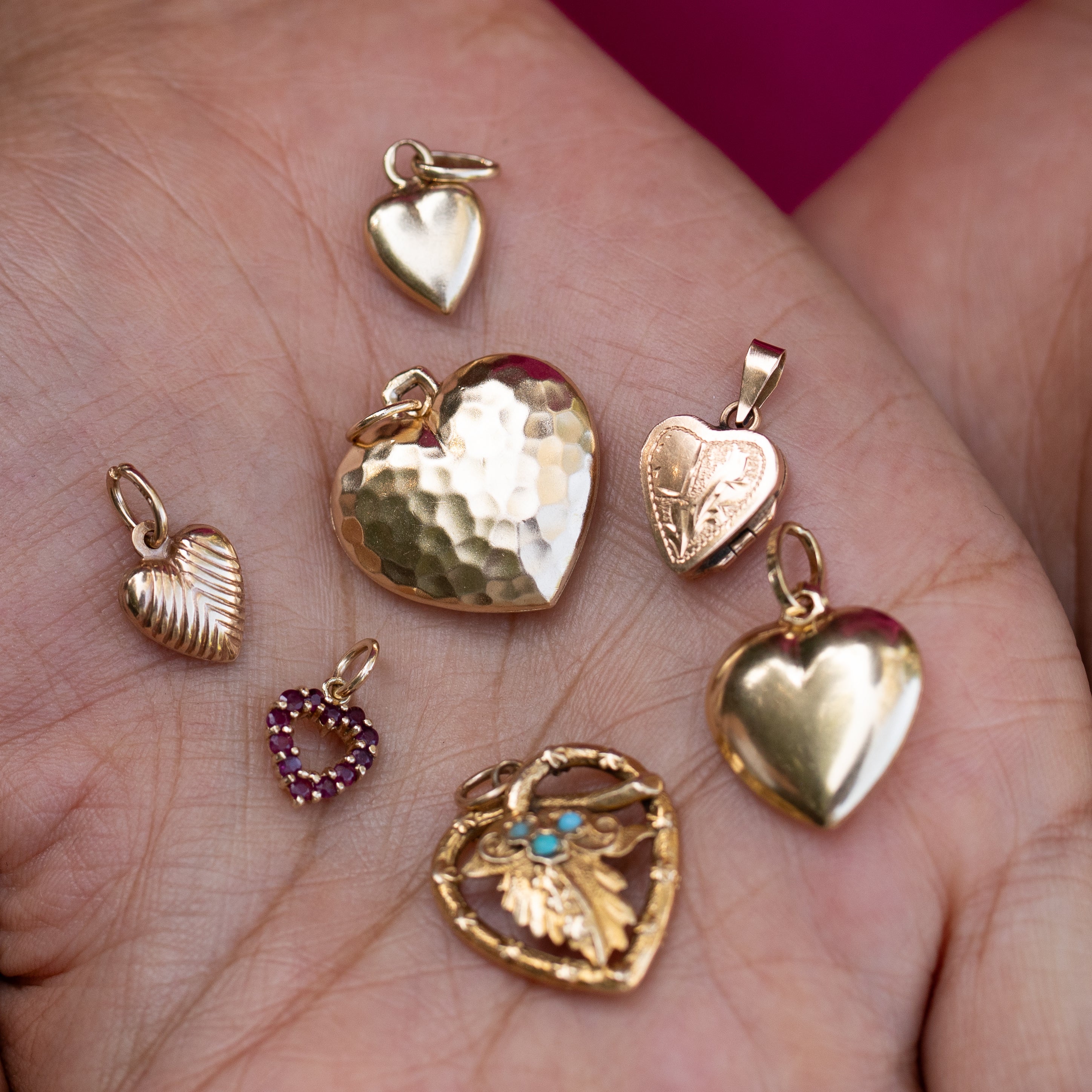 Petite Heart 14k Gold Charm