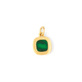 Pisces 18K Gold and Chalcedony Zodiac Charm