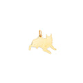 Boston Terrier 14k Gold and Enamel Dog Charm