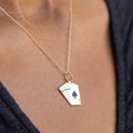 Royal Flush 14k Gold And Enamel Charm