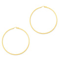 Italian 14k Gold Extra Large Hoop Earrings