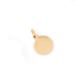 Petite 14k Gold Virgo Coin Zodiac Charm
