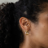 Citrine and 14K Gold Drop Earrings