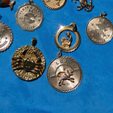 Large Leo Disc 14k Gold Zodiac Charm