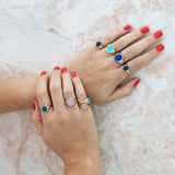The F&B Petite Turquoise Signet Ring