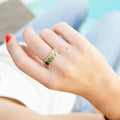 The F&B Leafy Ombre Ring
