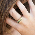 The F&B Leafy Ombre Ring