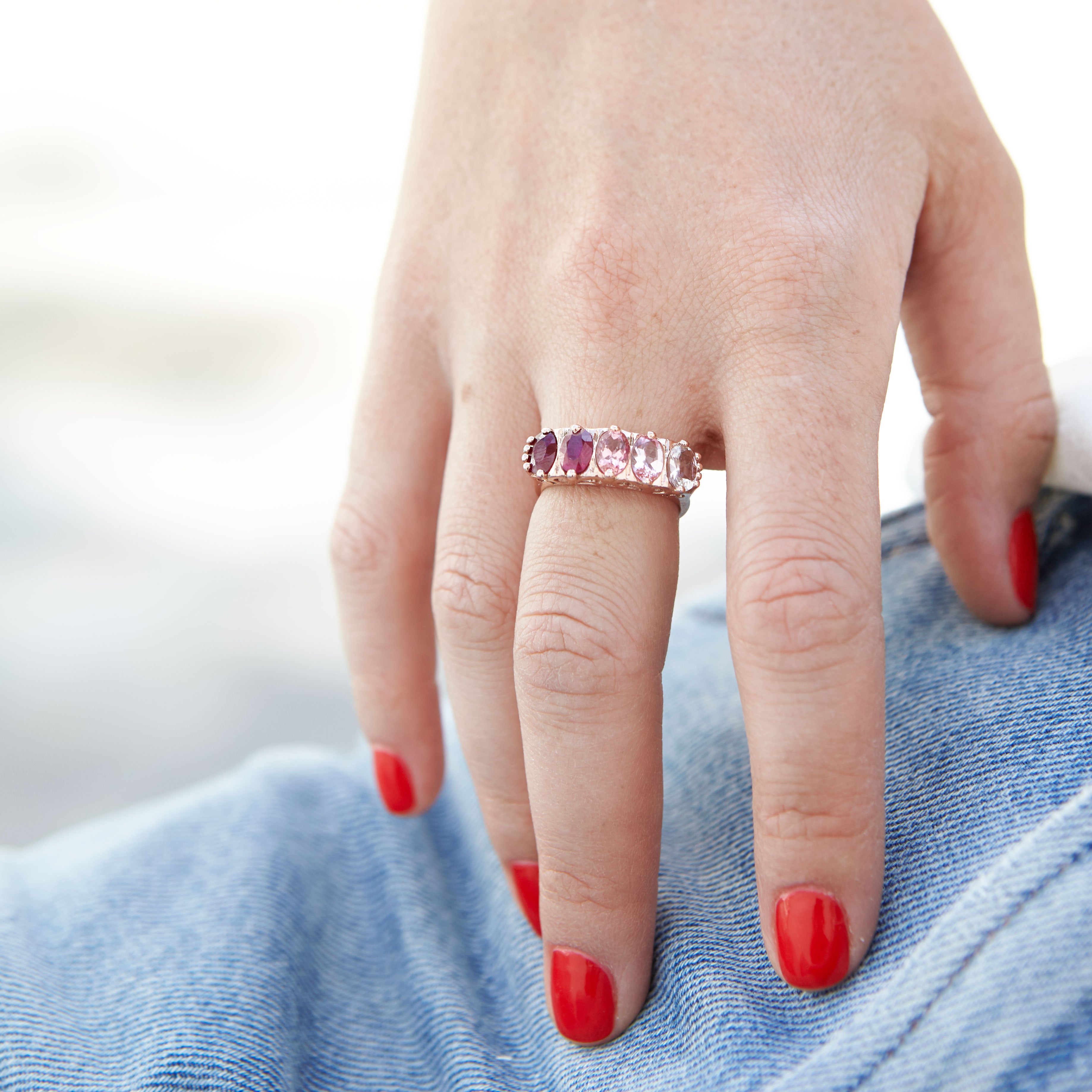 The F&B Peony Ombre Ring