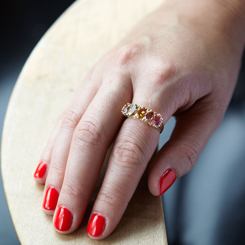 The F&B Harvest Ombre Ring