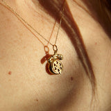 Movable Rotary Phone 14K Gold Charm