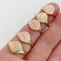 The F&B Petite Gold Signet Ring