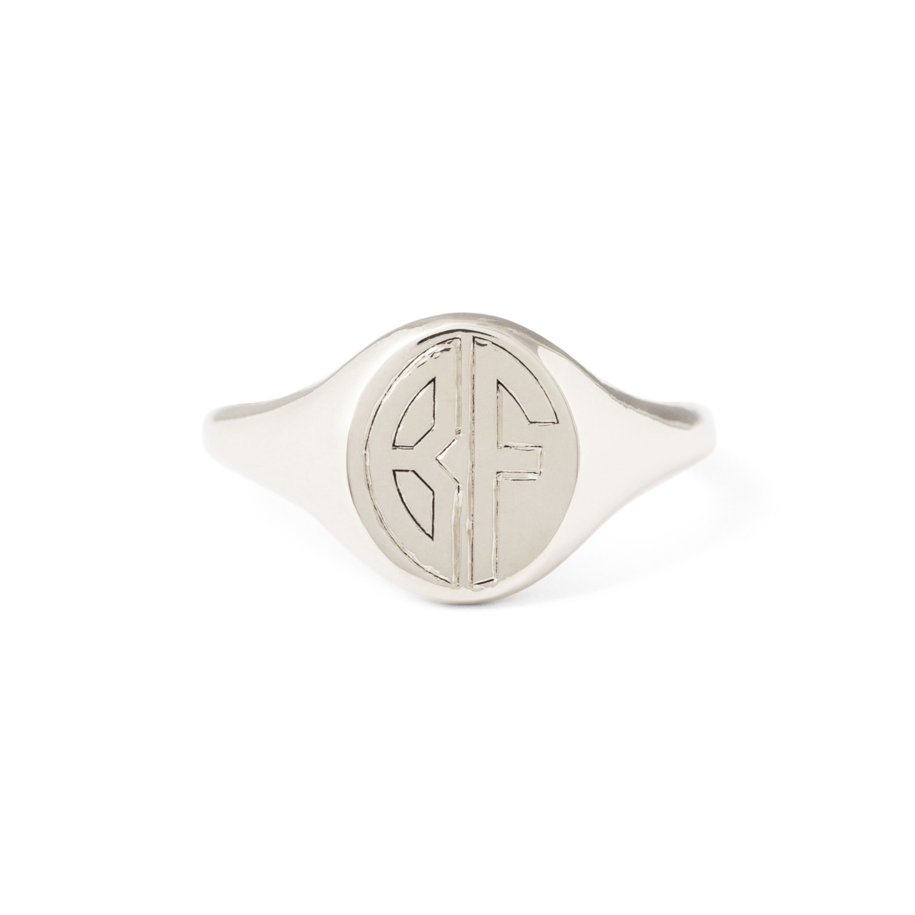 The F&B Petite Gold Signet Ring