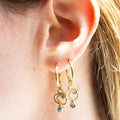 The F&B Snake Charmer Hoop Earrings
