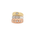 The F&B Diamond 3-Starburst Ring