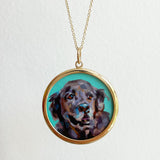 The F&B Custom Hand-Painted Pet Portrait Necklace