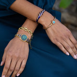Italian Mariner Link 18k Gold Bracelet