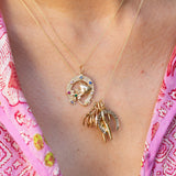 "Happy Birthday" 10k Gold Horseshoe Charm