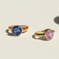 Pink 3.25 Carat Sapphire and 14k Gold Ring