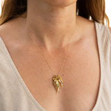 Petite Italian 18K Gold Cornicello Charm