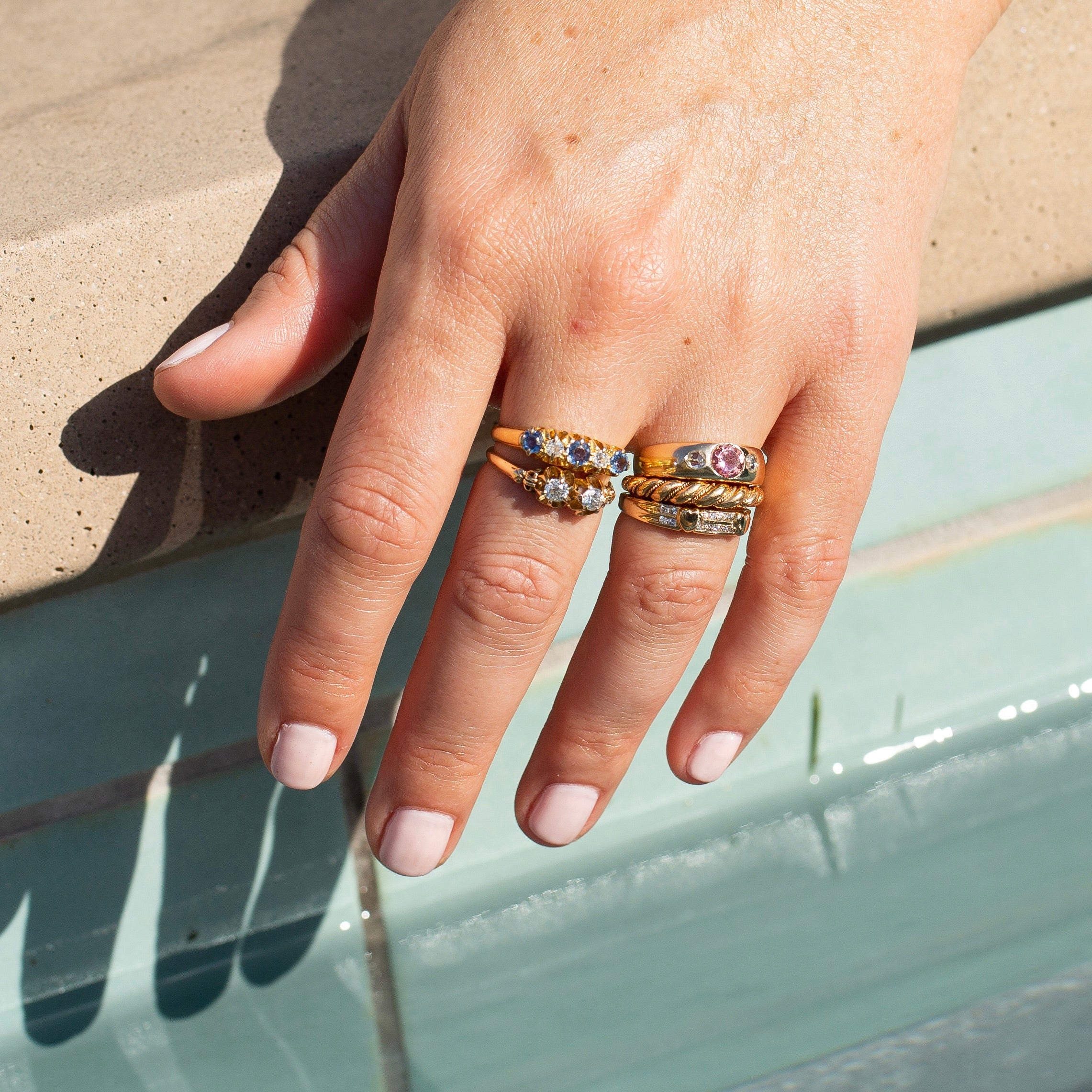 Victorian Ornate Roped 18k Gold Ring