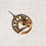 You Set My Heart On Fire 14k Gold Charm