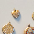 Victorian Diamond Starburst and 12K Gold Heart Locket