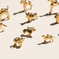 Bulldog 10K Gold Dog Charm