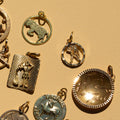 Aquarius Petite 10k Gold Zodiac Charm