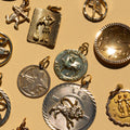 English Taurus 9k Gold Zodiac Charm