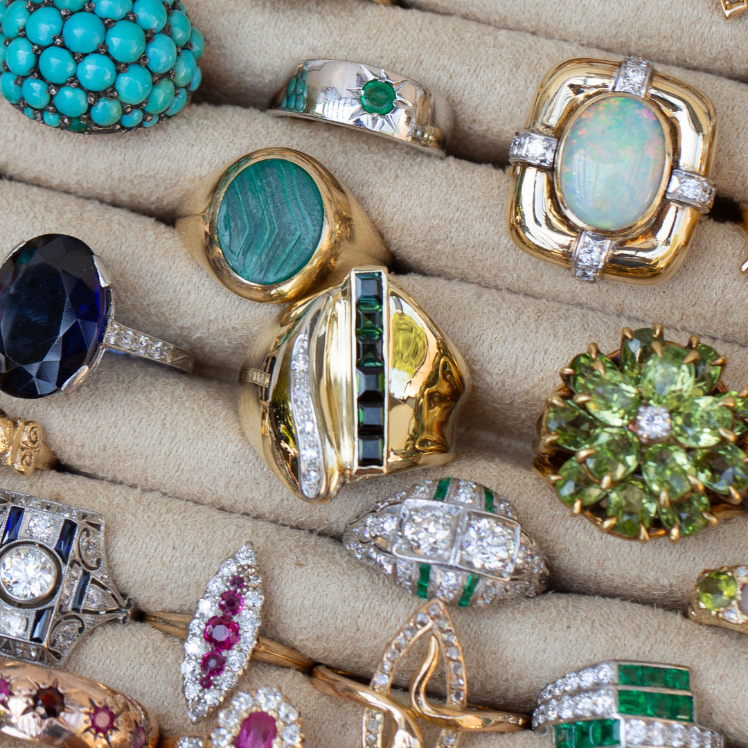 Loading... | Garnet ring vintage, Antique engagement rings, Gold rings  fashion