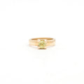 The F&B Yellow Gold Birthstone Mini Ring Necklace