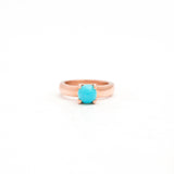 The F&B Rose Gold Birthstone Mini Ring Necklace