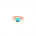 The F&B Rose Gold Birthstone Mini Ring Necklace