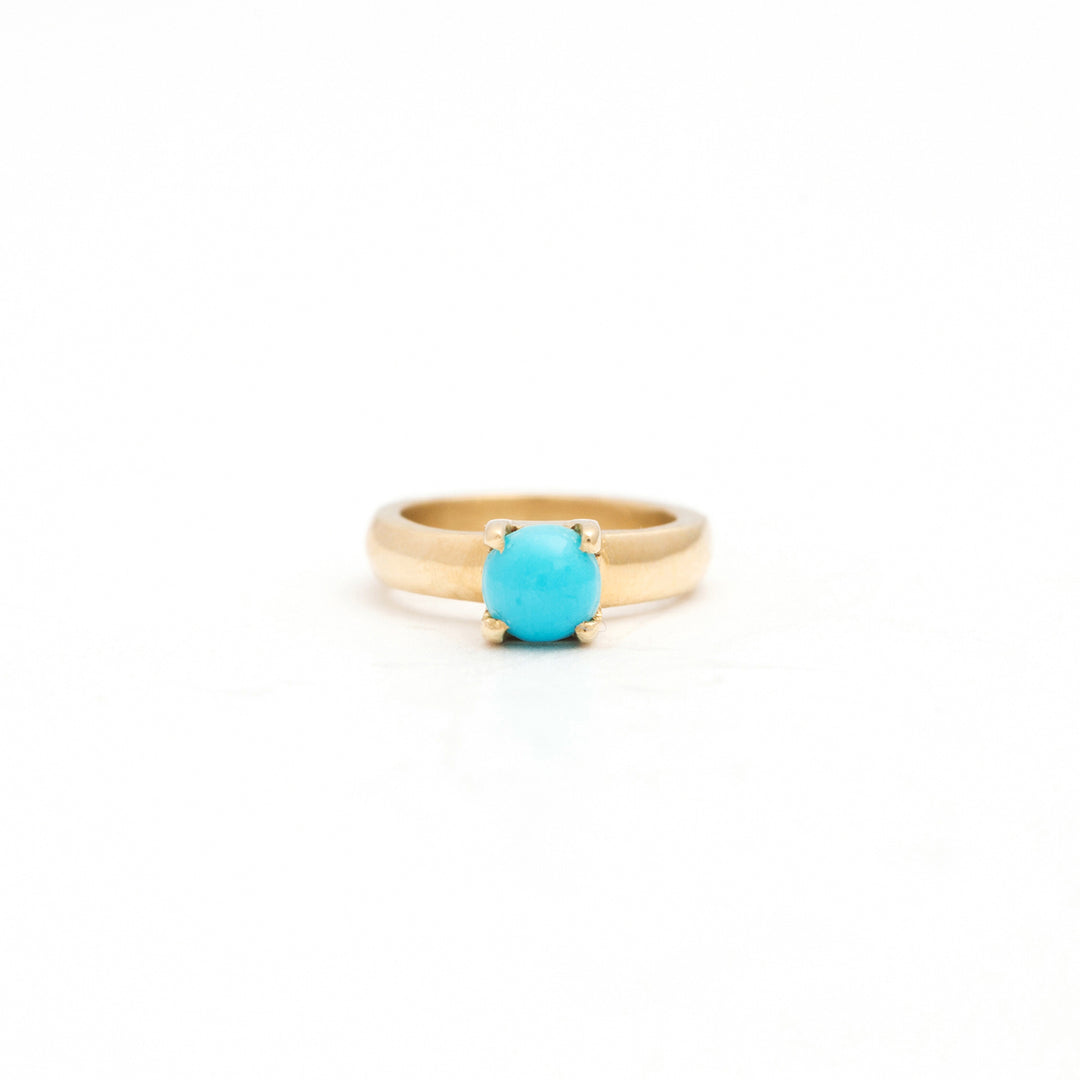 The F&B Yellow Gold Birthstone Mini Ring Necklace
