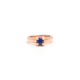 The F&B Rose Gold Birthstone Mini Ring Necklace