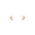 The F&B Diamond Crescent Moon Stud Earring