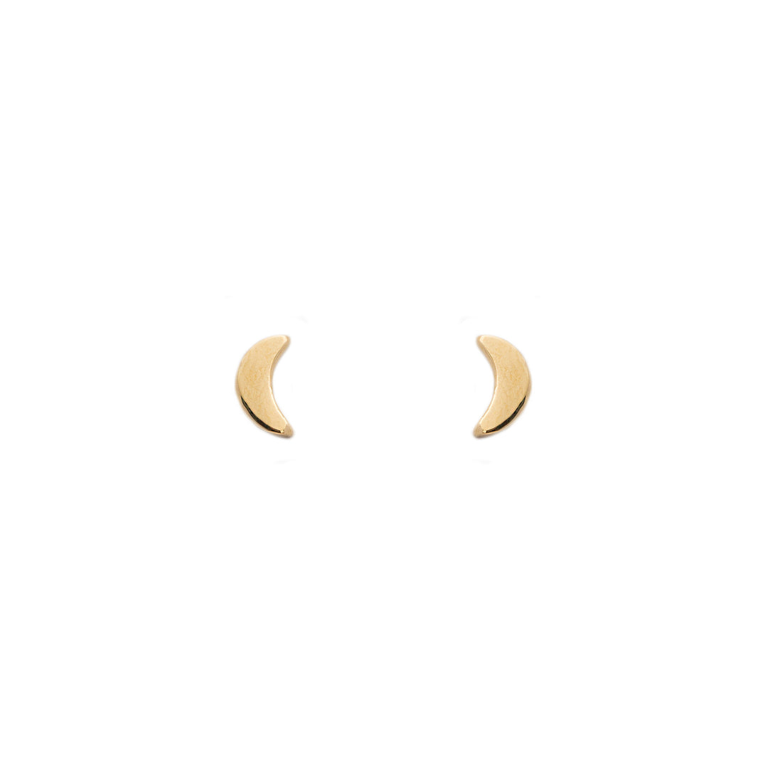 The F&B Crescent Moon Stud Earring