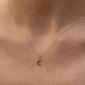 The F&B Crescent Moon Charm Necklace