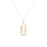 The F&B "Blood Sisters" Razor Necklace