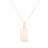 The F&B "Blood Sisters" Razor Necklace