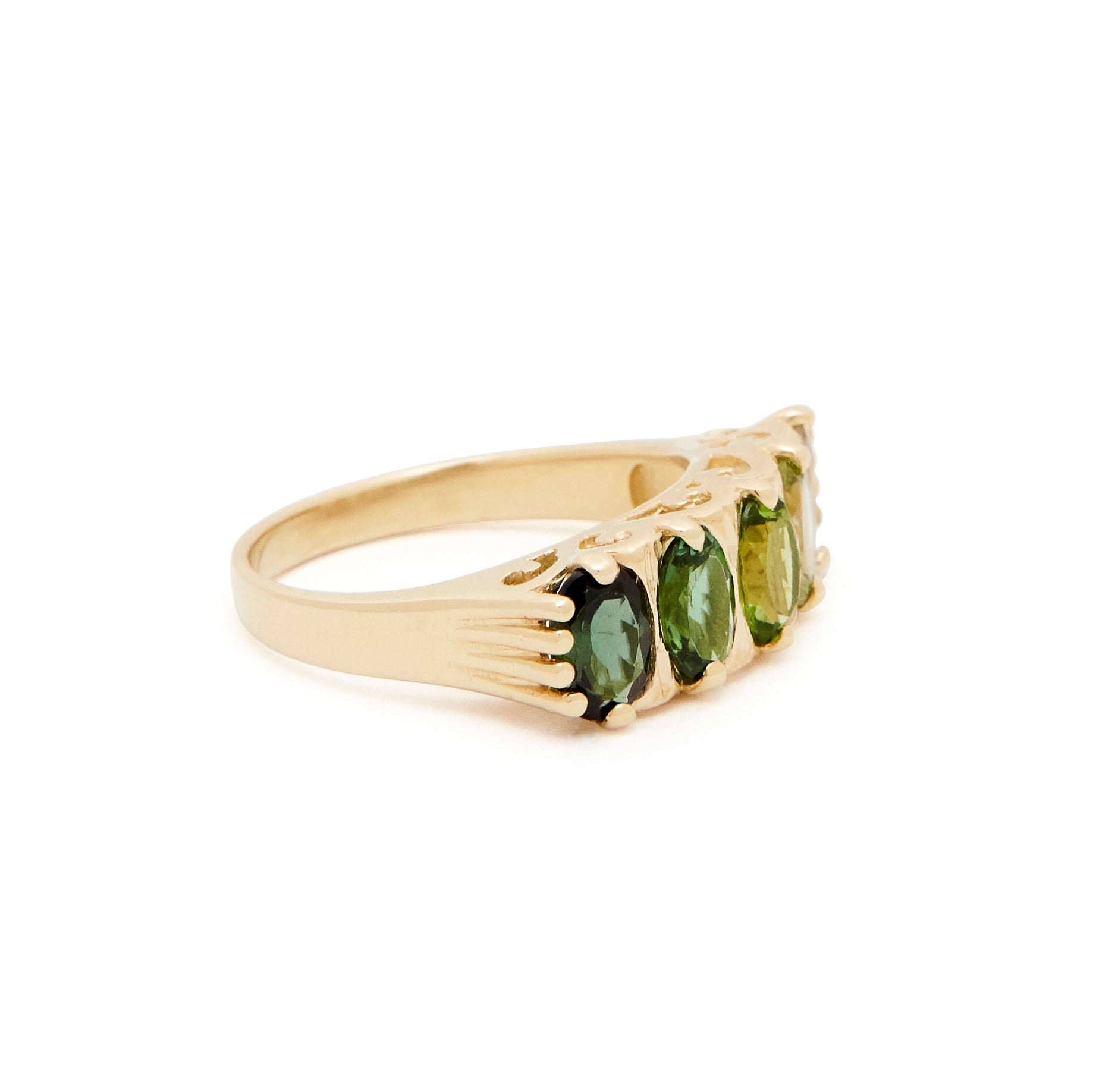 The F&B Leafy Ombre Ring